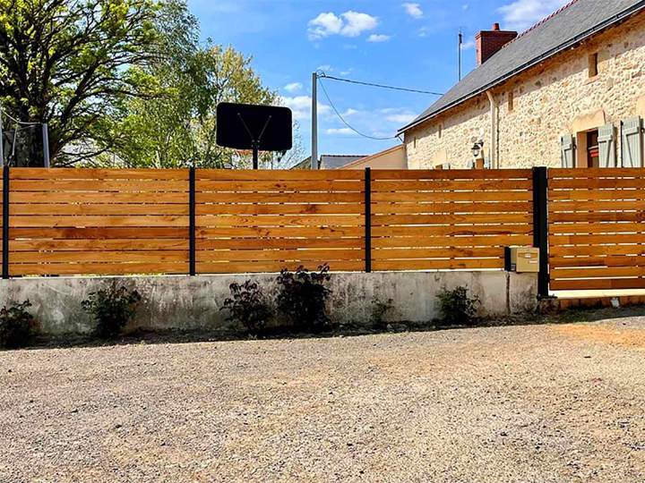 Installation de palissade - Maine-et-Loire